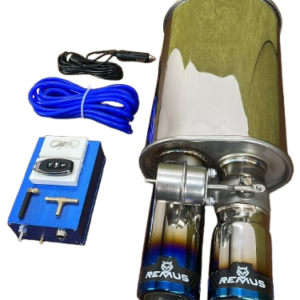 Valvetronic exhaust muffler dual tip - Burnt Tip