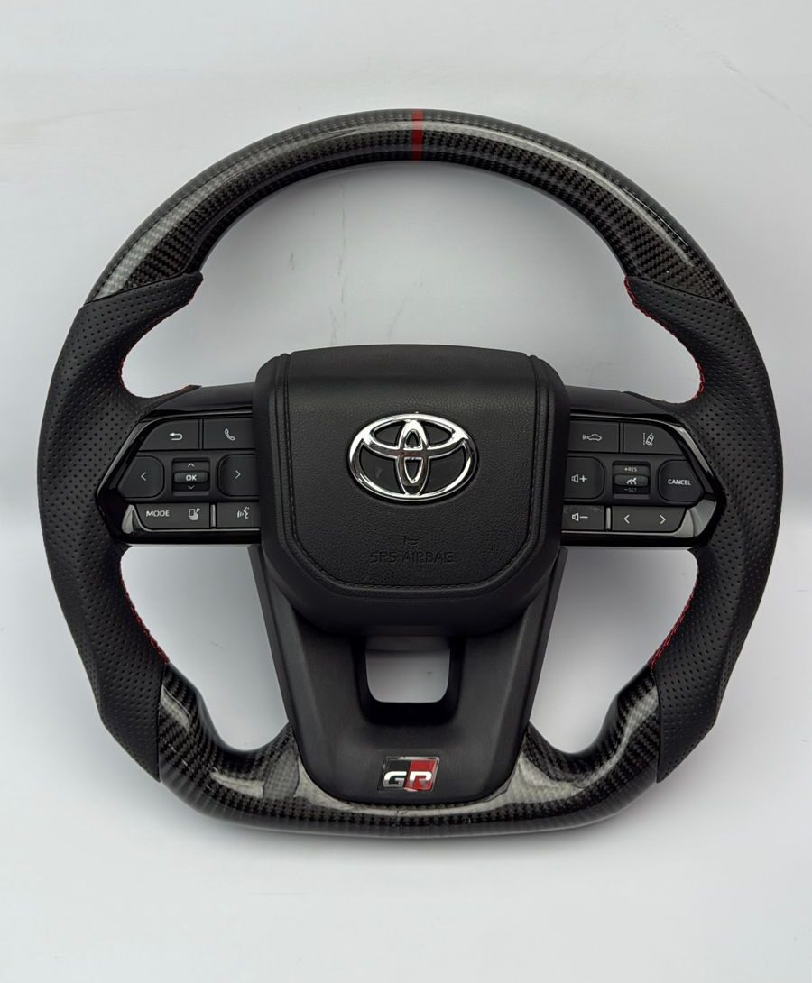 Toyota LC300 GR Carbon steering wheel - Fortuner / Crysta / Hilux